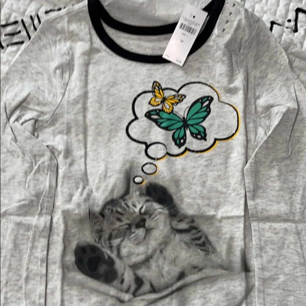 Justice long sleeve size 7 brand new shirt